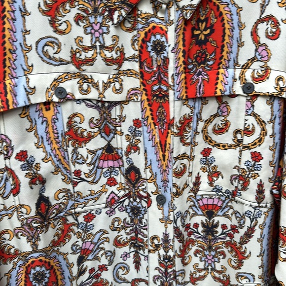 Mara Hoffman Juno Dress Ivory Multi Ladeo Paisley - Picture 7 of 8